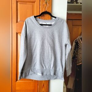 Active Life Color Speckled Gray Crewneck Sweatshirt Large